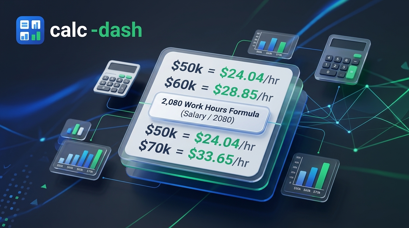 How to Calculate Hourly Rate from Salary - CalcDash