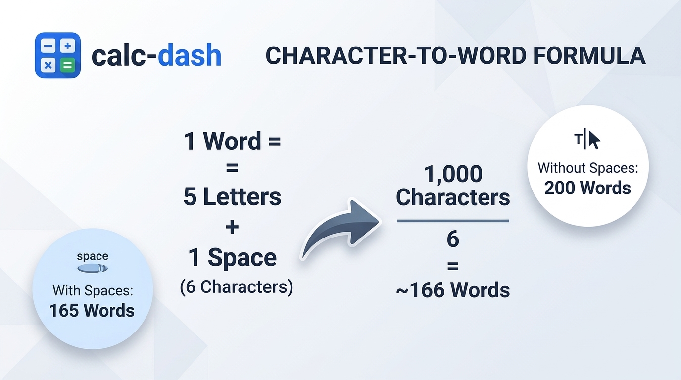 Character to Word Conversion Formula - CalcDash